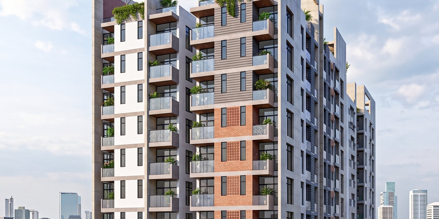 City Court Apartments — Fabrication & Erection — fabrication & erection construction project completed by Build & Care Development Ltd. in Mirpur, Dhaka
