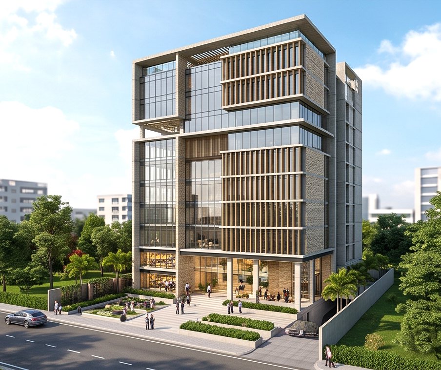 Corporate Head Office Complex — Turnkey Delivery — turnkey ee · me · ce construction project completed by Build & Care Development Ltd. in Gulshan, Dhaka