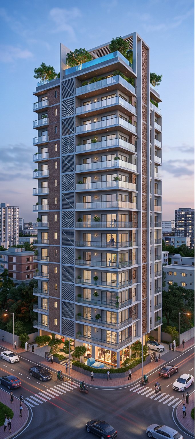 Horizon Landmark Tower — Survey, Design & Execution — survey & design construction project in Purbachal by Build & Care Development Ltd.