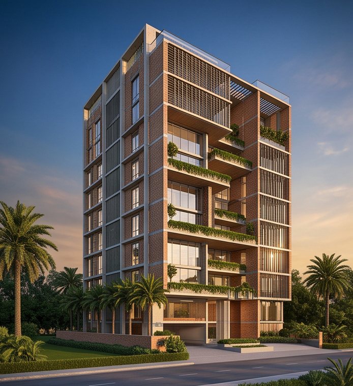 Bay Tower Apartments — Piling & Superstructure — piling & foundation construction project completed by Build & Care Development Ltd. in Chattogram